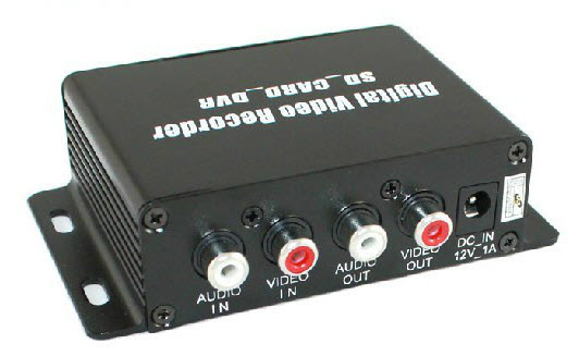 Inputs: Audio and Video in and out; 12V power