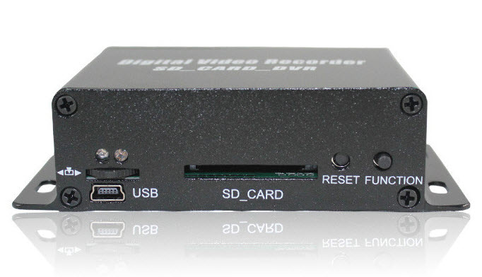 Controls and SD card slot